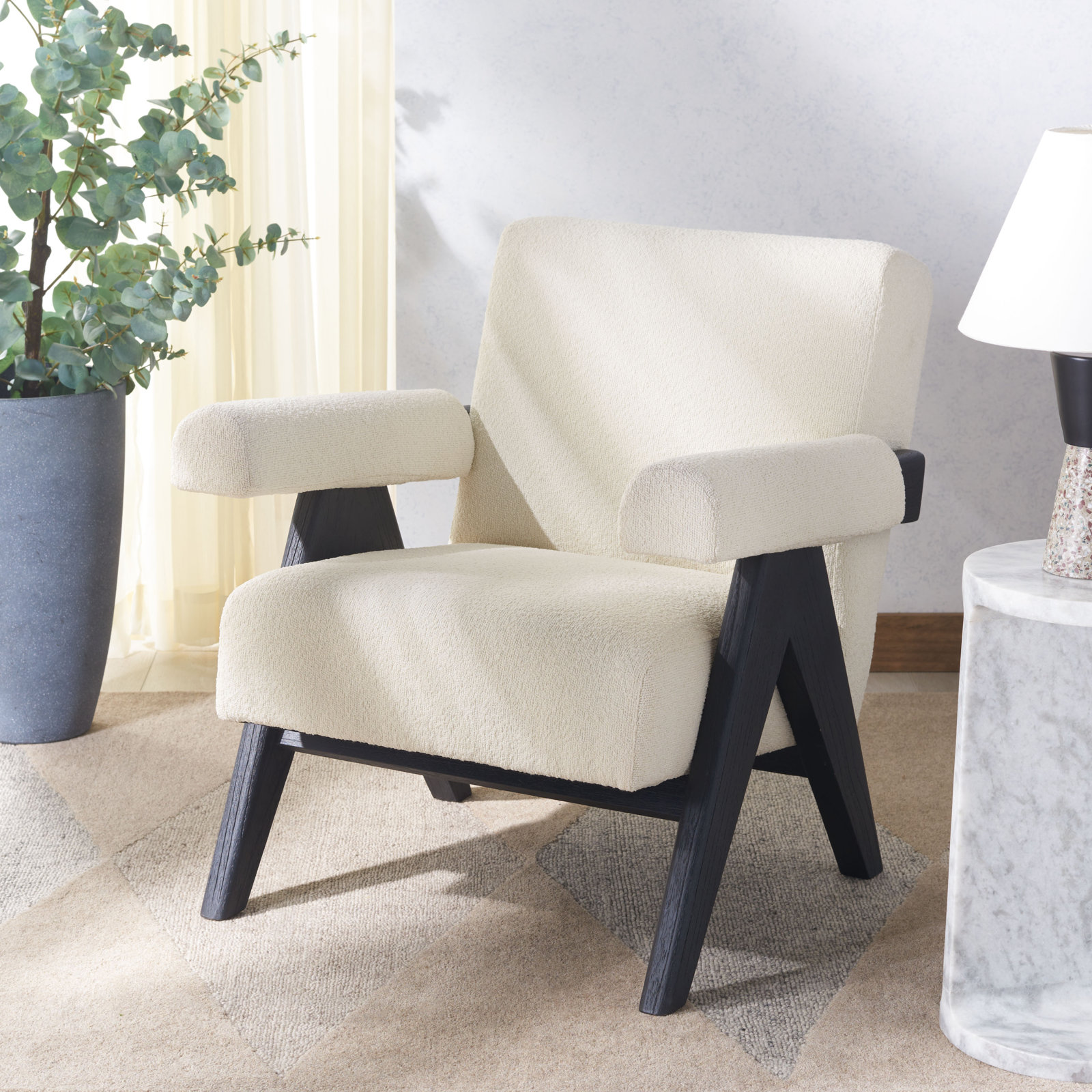 Parkerfield Upholstered Armchair, Black