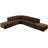 Hrefna Upholstered Curved Sectional with Ottoman Reversible-89266755