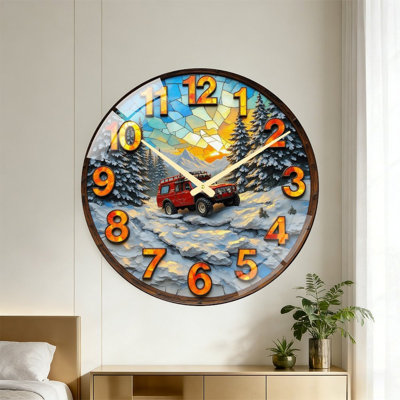 Horloge murale moderne 24 po