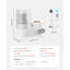 Faucet Mount Water Filter Sink Water Purifier For Kitchen Vertical White