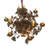 28" Wide Greenbriar Oak 9 Arm Chandelier