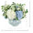 Hydrangea and Budding Stem Arrangement in Decorative Vase