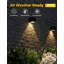 Solar Wall Lights Outdoor, Modern Square Solar Wall Sconce IP65 Waterproof, Solar Outdoor Lights For Patio, Porch, Garden, Backyard, Fence Decor (2 Pack)