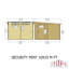 10 ft x 10 ft Pent Security Shed