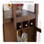Table de bar avec rangement ajustable American Wine