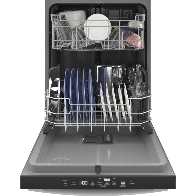 24" 52 dBA Built-In Digital Control Dishwasher, White