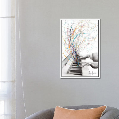 The Keyboard Solo by Ashvin Harrison - Painting on Canvas