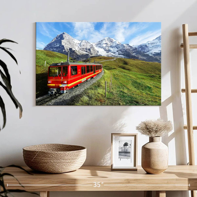 Mehar Bernese Highlands Train, 16" H x 24" W