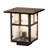 9" Square "T" Mission Deck Light
