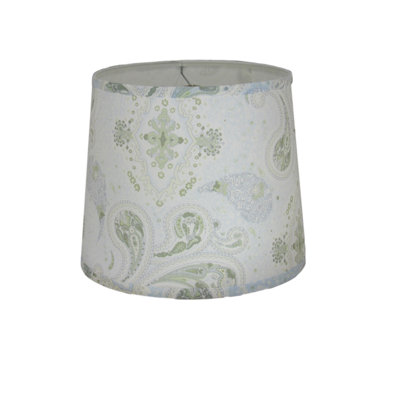 Light Blue Paisley Print Lamp Shade