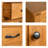 Thornbury 3 Drawer Bedside Table