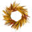 Handcrafted Faux Sorghum Polyester 25'' Wreath