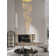 Addiley 12ft Large Dimmable Chandelier High Ceilings 28 Lights Crystal Bubble Column Chandeliers Lighting