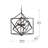3 - Light Metal Chandelier