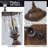 21"(h) Vintage Outdoor Lamp Post Light, Waterproof Garden Patio Lantern With Clear Glass Shade, Classic Bronze Finish For Yard, Porch, Walkway, Driveway (bulb Not Included)