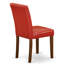 Ensemble de salle à manger 5 pièces comprenant une table de salle à manger rectangulaire et 4 chaises rembourrées en similicuir rouge Firebrick, 36 x 60 pouces, acajou-1147849139-1097701234-1147849143
