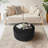 Bloxson Stylish and Minimalist Wave Stripe Coffee Table, Modern Round Coffee Table, Drum Circle Coffee Table for Living Room, Bedroom-1899056492-1914420449