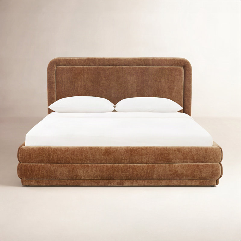 Abelina Jollie Chenille Bed, Amber, King