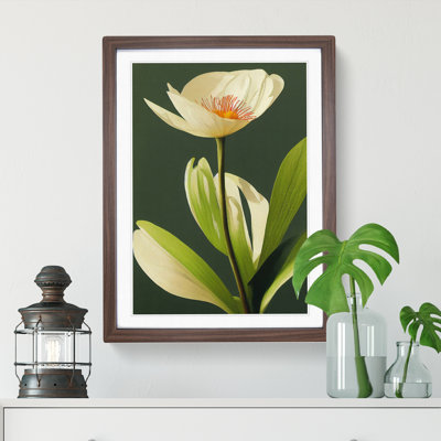 A Seductive Flower 1 Piece Single Picture Frame Wall Art