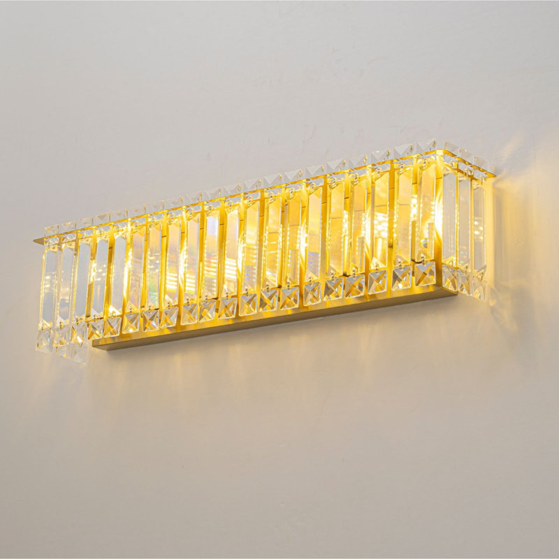 6-light Dimmable Vanity Light, Brass