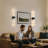 22'' Rechargable Wall Mounted Sconce, Acrylic LED Wallchiere With Remote Control-835019768