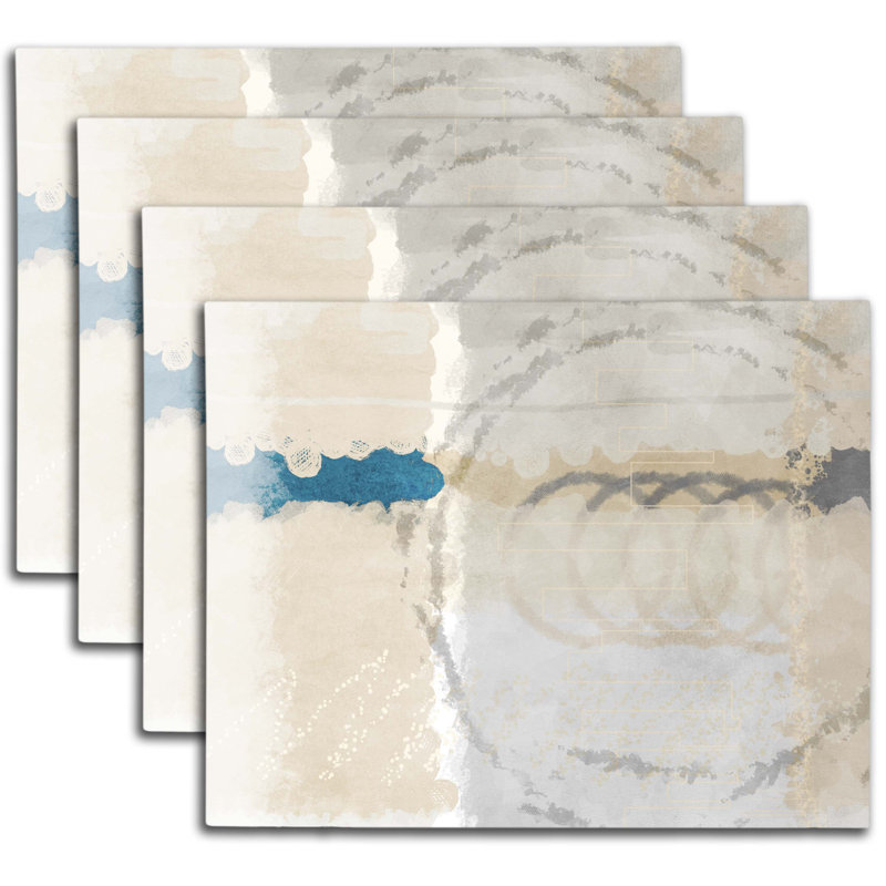 Polyester Abstract Rectangle Placemat