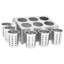Stainless Steel Rectangle Utensil Holders/Pots/Jars