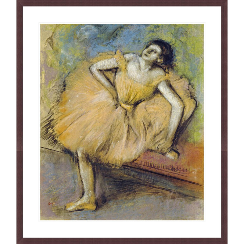 Edgar Degas - estampe numérique encadrée, H 38,76 po x l 33,5 po