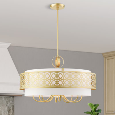Eraman 9 - Light Dimmable Drum Chandelier