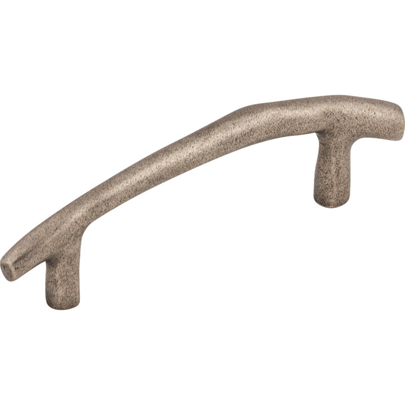 Aspen Twig Appliance pull, Silicon Bronze Light, 3 1/2" Center to Center