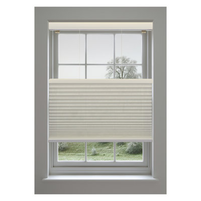 Linen Avenue Cordless Cellular Top Down Bottom Up Light Filtering Shade (Arrives 1/4" Narrower)