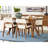 Solid Walnut Dining Table with Slim Rectangular Design
