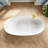 63" Solid Surface Freestanding Bathtub