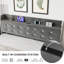 Structure de lit plateforme grand tapissier avec lit gigogne 4 tiroirs de rangement