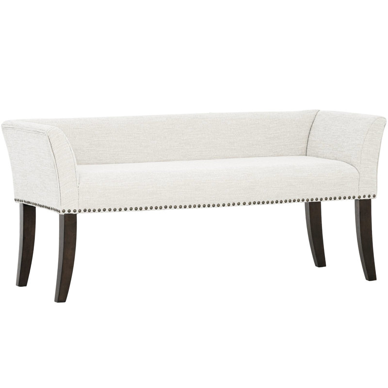 Upholstered Bench Cream