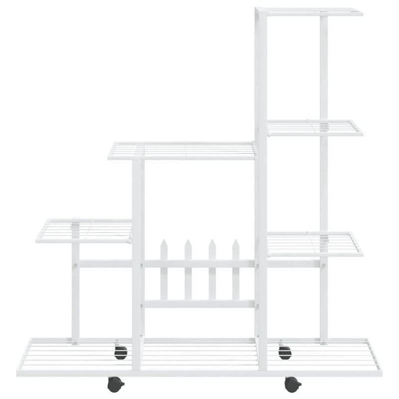 Patchett Plant Stand, White, 92.5cm H x 94.5cm W x 25cm D