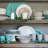 Chloe Square Tray with Handles-30590146