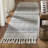 Natura Hand Woven Viscose/Wool Southwestern Rug in Silver/Gray-1913347992