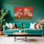 Funny Horses At Bar Contemporary Horse Wall Art Print 1 Piece Wrapped Canvas Wall Art-1092837255