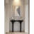 Black Hexagonal Acrylic Console Table-107088602