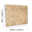 Papier peint Ellery Wheat Herringbone-151838318