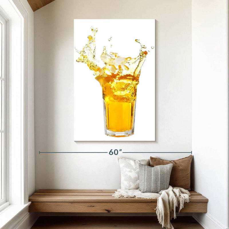 Yarlin Lemon Tea Splash, H 48 po x l 32 po