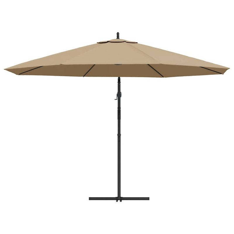 Parasol de jardin extérieur en polyester Tilpe Cantilever