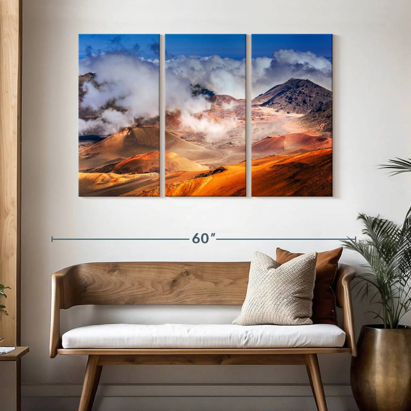 Sebbie Haleakala Volcano In Maui, 32" H x 50" W