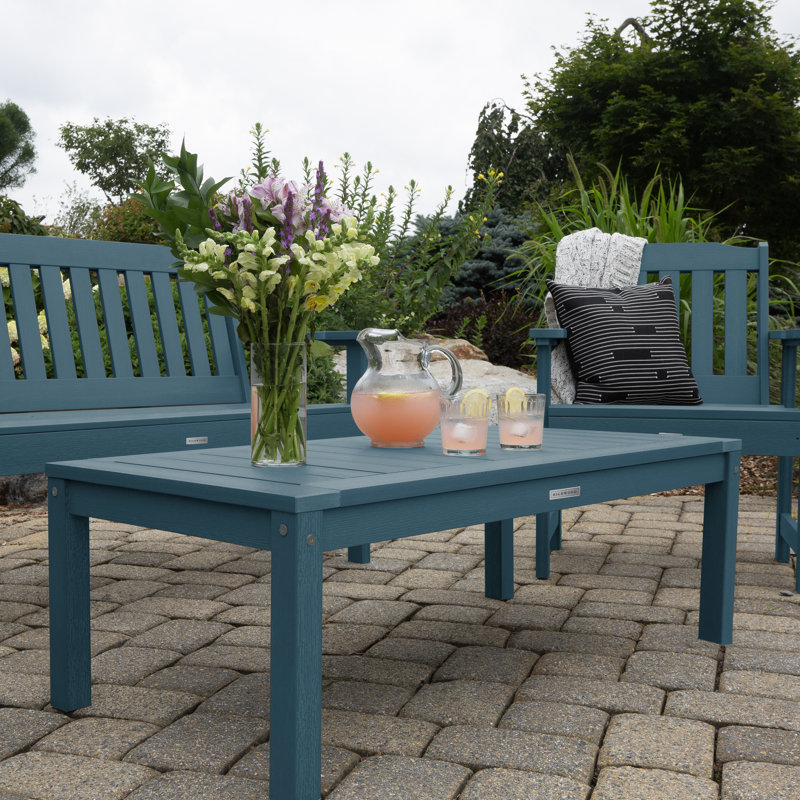 Table basse Arbnora, Bleu Nantucket