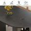 Table de salle à manger 70,8 "ovale pour 4-6 avec tablettes de rangement latérales doubles-129144815
