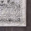 Tapis gris délavé à médaillons tissé à la machine de style traditionnel Fullwood-980587899