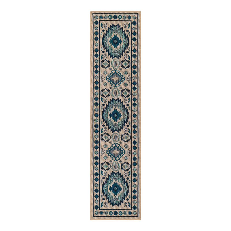 Tapis intérieur / extérieur Marlenia Marlenia, Tapis de couloir 2 pi x 8 pi
