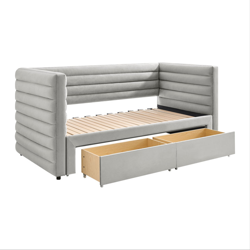 Upholstered Daybed, Grey