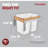 Rev-A-Shelf Wood Top Mount Pullout Trash Can(s), White -87351311-93983901